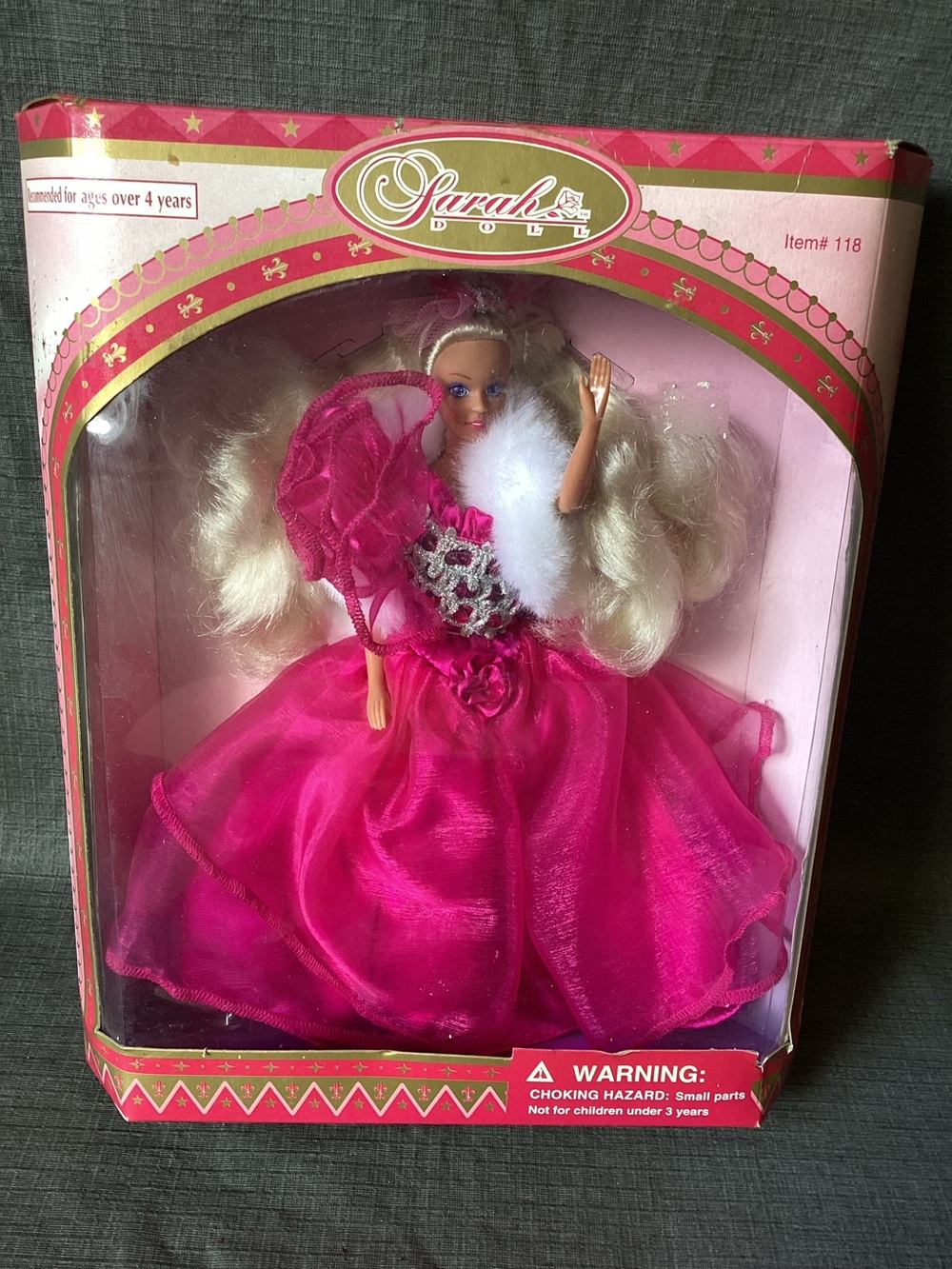 Sarah Limited Edition Fashion Doll Gold Dress The Brass Key RARE #118